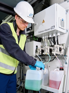 System simplifies maintenance tasks like changing operating materials