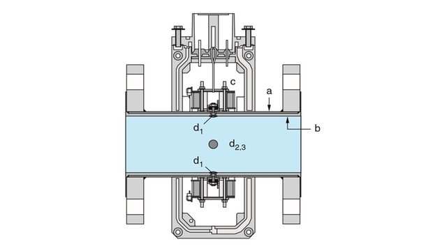 Figura mostrando o design e a construção de um sensor eletromagnético