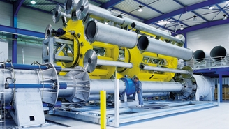 Uma plataforma de calibração para diâmetros nominais de até DN 2000 (80'') na Endress+Hauser Flow.