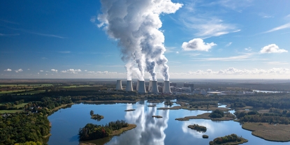 Usina de energia a vapor