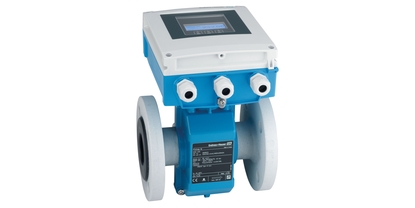 Figura do medidor de vazão eletromagnético Proline Promag W 400 / 5W4C para a indústria de água, esgoto e efluentes