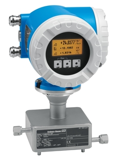 Figura: Medidor de vazão Coriolis Cubemass DCI / 8CN para medição das menores quantidades de líquidos e gases