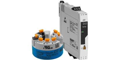Transmissor de temperatura iTEMP TMT82 com comunicação HART®