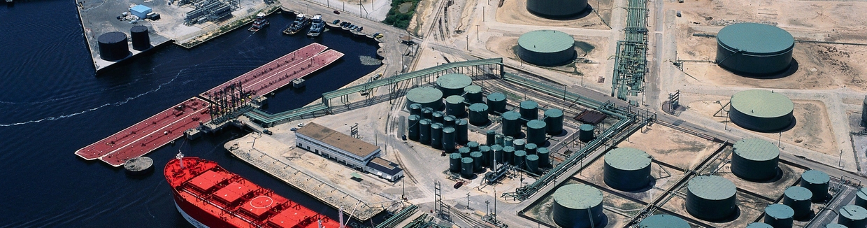 Armazenamento e distribuição na indústria de petróleo e gás natural