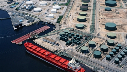 Armazenamento e distribuição na indústria de petróleo e gás natural