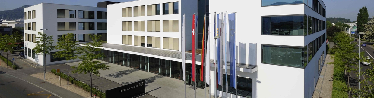 A sede principal da Endress+Hauser: o edifício 'Sternenhof ' em Reinach, Suíça