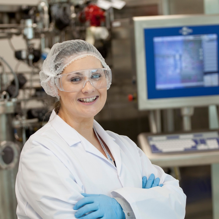 Biotecnologista em laboratório