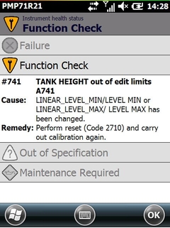 Field Xpert SFX350: Device Diagnosis (NAMUR NE 107)