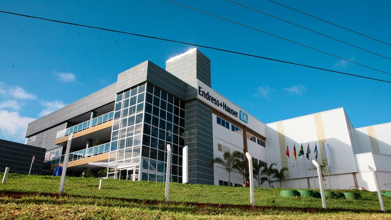 Centro de produção da Endress+Hauser Brasil em Itatiba, São Paulo