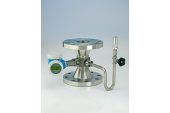 Prowirl F 200 com unidade de medição de pressão para gases e vapor montadas (pode ser girado em 360°) Prowirl F 200 com unidade de medição de pressão para gases e vapor montadas (pode ser girado em 360°)
