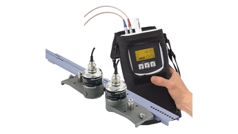 Imagem do medidor de vazão ultrassônico Proline Prosonic Flow 93T para monitoramento e medições de teste