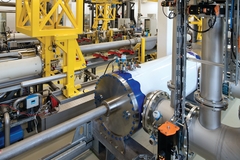 Picture of Endress+Hauser flow calibration rig for viscous hydrocarbons in Reinach Switzerland Picture of Endress+Hauser flow calibration rig for viscous hydrocarbons in Reinach Switzerland
