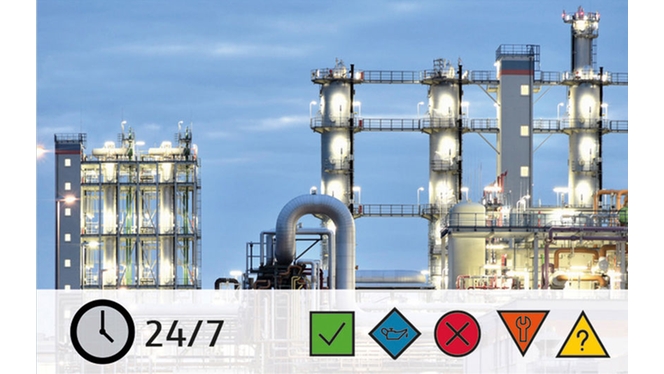 Diagnóstico do equipamento e processo com Heartbeat Technology