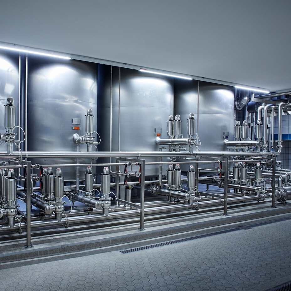 Sistema Clean-In-Place (CIP) em design sanitário