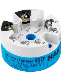 Transmissor de temperatura iTEMP TMT82 com terminais de parafuso