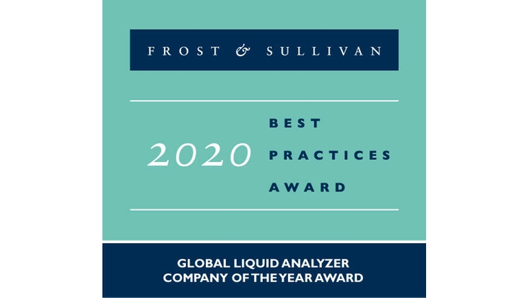 Endress+Hauser recebeu o Prêmio Empresa de Análises Líquidas do Ano 2020 da Frost & Sullivan