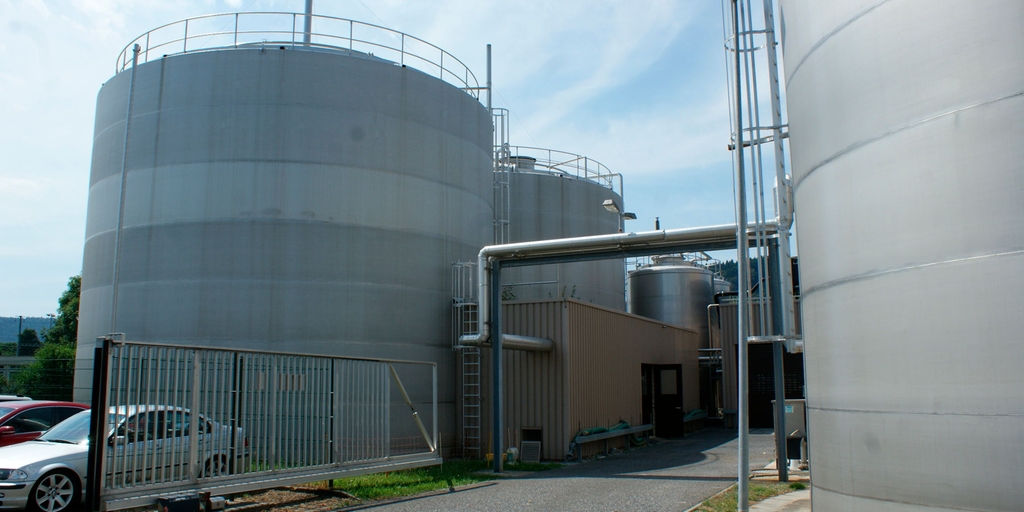 Tratamento sustentável de efluentes na fábrica de processamento de leite da Emmi em Dagmersellen, Suíça