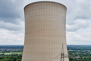 Uma torre de resfriamento