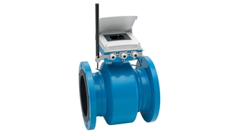 Imagem do medidor magnético alimentado por bateria Promag W 800/5W8C para rede de distribuição de água potável