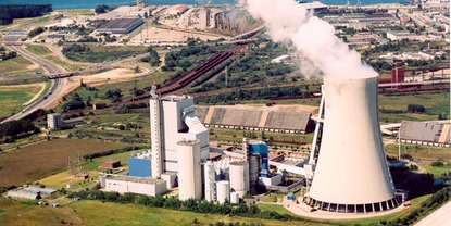 Água do Mar Báltico usada como água de resfriamento na estação de energia