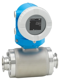 Imagem do medidor de vazão eletromagnético Proline Promag H 10 para aplicações sanitárias básicas