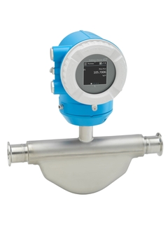 Picture of Coriolis flowmeter Proline Promass K 10 for hygienic applications Picture of Coriolis flowmeter Proline Promass K 10 for hygienic applications