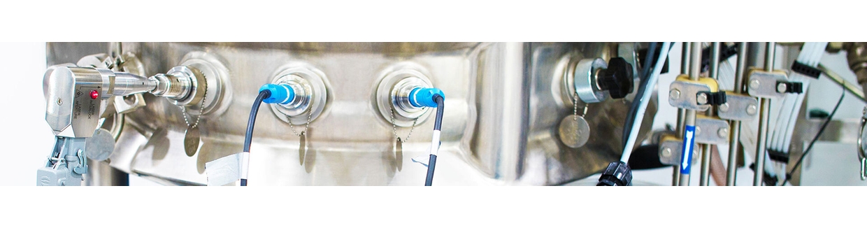 Sonda Raman in situ em um biorreator de aço inoxidável