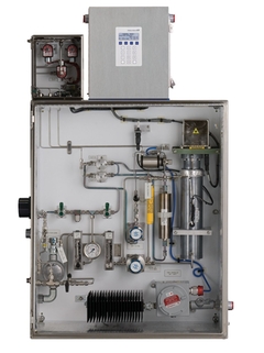 Imagem do produto, analisador de gás SS2100 TDLAS com sistema de condicionamento de amostras, visão aberta