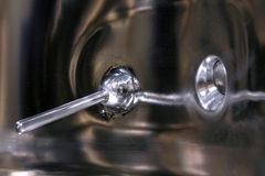 Um Poço para termoelemento vedado em um processo higiênico de alimentos e bebidas