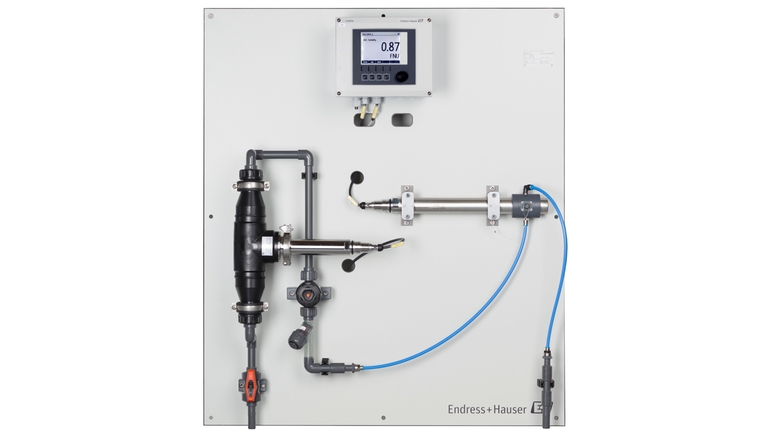 Painel de monitoramento de água exemplar para óleo e gás natural