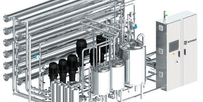 Concentrador ROTAINOX com Instrumentação Endress+Hauser